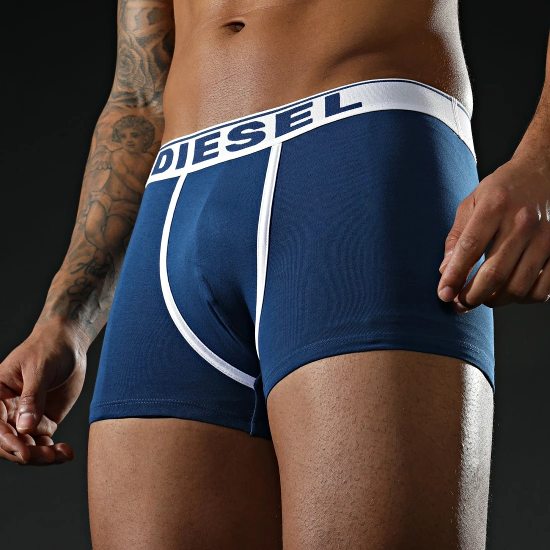 Budget 😍 Lot De 3 Boxers Damien 00ST3V-0JKKC Blanc Gris Chiné Bleu Marine de Diesel 🌟 7 Budget 😍 Lot De 3 Boxers Damien 00ST3V-0JKKC Blanc Gris Chiné Bleu Marine de Diesel 🌟 – Image 5