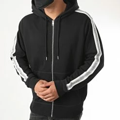 Bon marché 😉 Sweat Zippé Capuche A Bandes Brandon 00SE8M-0TAWI Noir de Diesel 🛒 -Diesel Soldes Magasin diesel 222029 00SE8M 0TAWI 900 20200617T092852 03