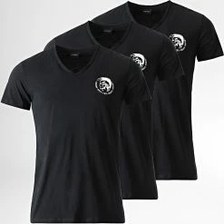 Les meilleures critiques de 😀 Lot De 3 Tee 👕 Shirts Col V Michael 00SHGU-0TANL Noir de Diesel 🌟