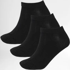 Tout neuf 🛒 Lot De 3 Paires De Chaussettes Basses 00SI8H-0JAXU Noir de Diesel 🎉