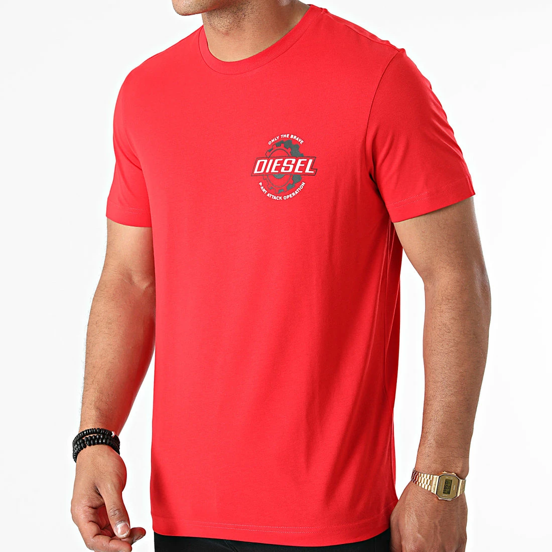 De gros 🔔 Tee 👚 Shirt Diegos K23 A02973-0GRAI Rouge de Diesel 🥰 3 De gros 🔔 Tee 👚 Shirt Diegos K23 A02973-0GRAI Rouge de Diesel 🥰