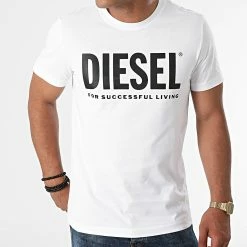 Remise ⌛ Tee 👚 Shirt Diegos Ecologo A02877-0AAXJ Blanc de Diesel 🔥 -Diesel Soldes Magasin diesel 269581 A02877 0AAXJ 100 20210611T151710 03