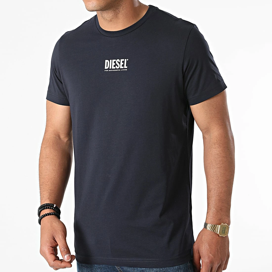 De gros 🎁 Tee 👕 Shirt Diegos Ecosmallogo A02878-0AAXJ Bleu Marine de Diesel 🧨 3 De gros 🎁 Tee 👕 Shirt Diegos Ecosmallogo A02878-0AAXJ Bleu Marine de Diesel 🧨