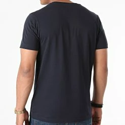 Meilleure affaire ✨ Tee 👚 Shirt Diegos Ecologo A02877-0AAXJ Bleu Marine de Diesel 🤩 -Diesel Soldes Magasin diesel 269589 A02877 0AAXJ 86V 20210611T150330 04