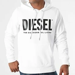 Promo 😍 Sweat Capuche Girk Ecologo A02813-0BAWT Blanc de Diesel ⭐ 8 Promo 😍 Sweat Capuche Girk Ecologo A02813-0BAWT Blanc de Diesel ⭐ -Diesel Soldes Magasin diesel 269605 A02813 0BAWT 100 20210611T151843 03
