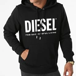 Vente flash ✔️ Sweat Capuche Girk Ecologo A02813-0BAWT Noir de Diesel 👏 -Diesel Soldes Magasin diesel 269607 A02813 0BAWT 9XX 20210611T150850 03