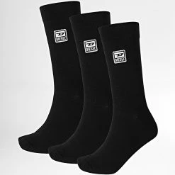 Grosses soldes 👏 Lot De 3 Paires De Chaussettes 00SAYJ-0DAYB Noir de Diesel 🎁