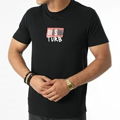 Offres ⌛ Tee 👚 Shirt Diegos A03264-0GRAM Noir de Diesel 🔔 -Diesel Soldes Magasin diesel 283432 A03264 0GRAM 9XX 20210910T150039 03