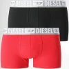 Meilleure affaire ✨ Lot de 2 Boxers Damien 00SMKX-0SFAU Rouge Noir de Diesel 😍 -Diesel Soldes Magasin diesel 292792 00SMKX 0SFAU E3976 20211124T162418 01