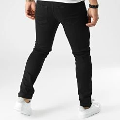 Promo 👏 Jean Slim D-Strukt A03558-069YP Noir de Diesel ⌛ -Diesel Soldes Magasin diesel 292797 A03558 069YP 02 20211125T122559 04