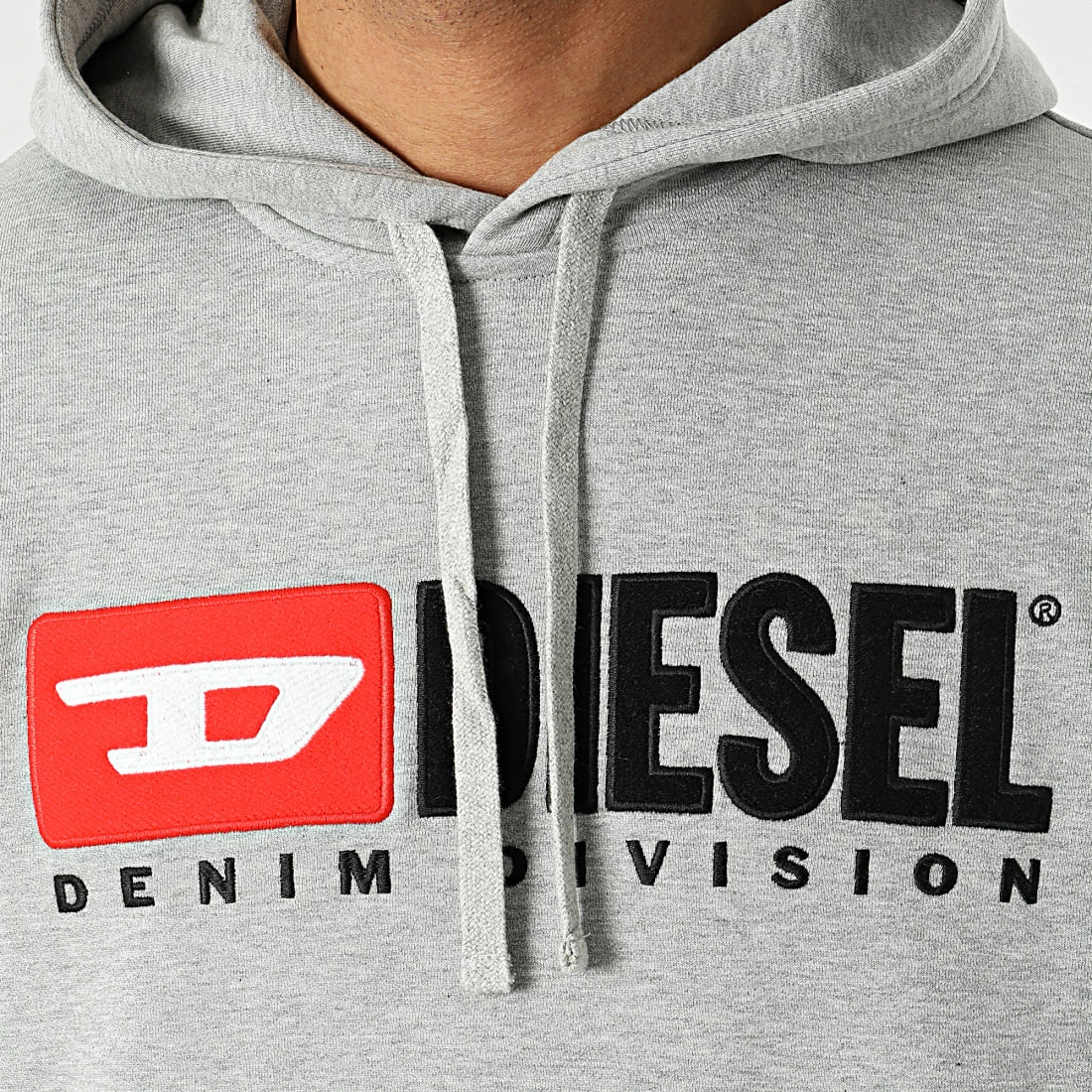 Vente flash ❤️ Sweat Capuche Ginn A03757-0BAWT Gris Chiné de Diesel ❤️ 4 Vente flash ❤️ Sweat Capuche Ginn A03757-0BAWT Gris Chiné de Diesel ❤️ – Image 2