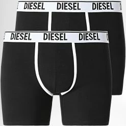 Tout neuf ⌛ Lot de 2 Boxers Sebastian 00S7J4-0SFAC Noir de Diesel 🔥