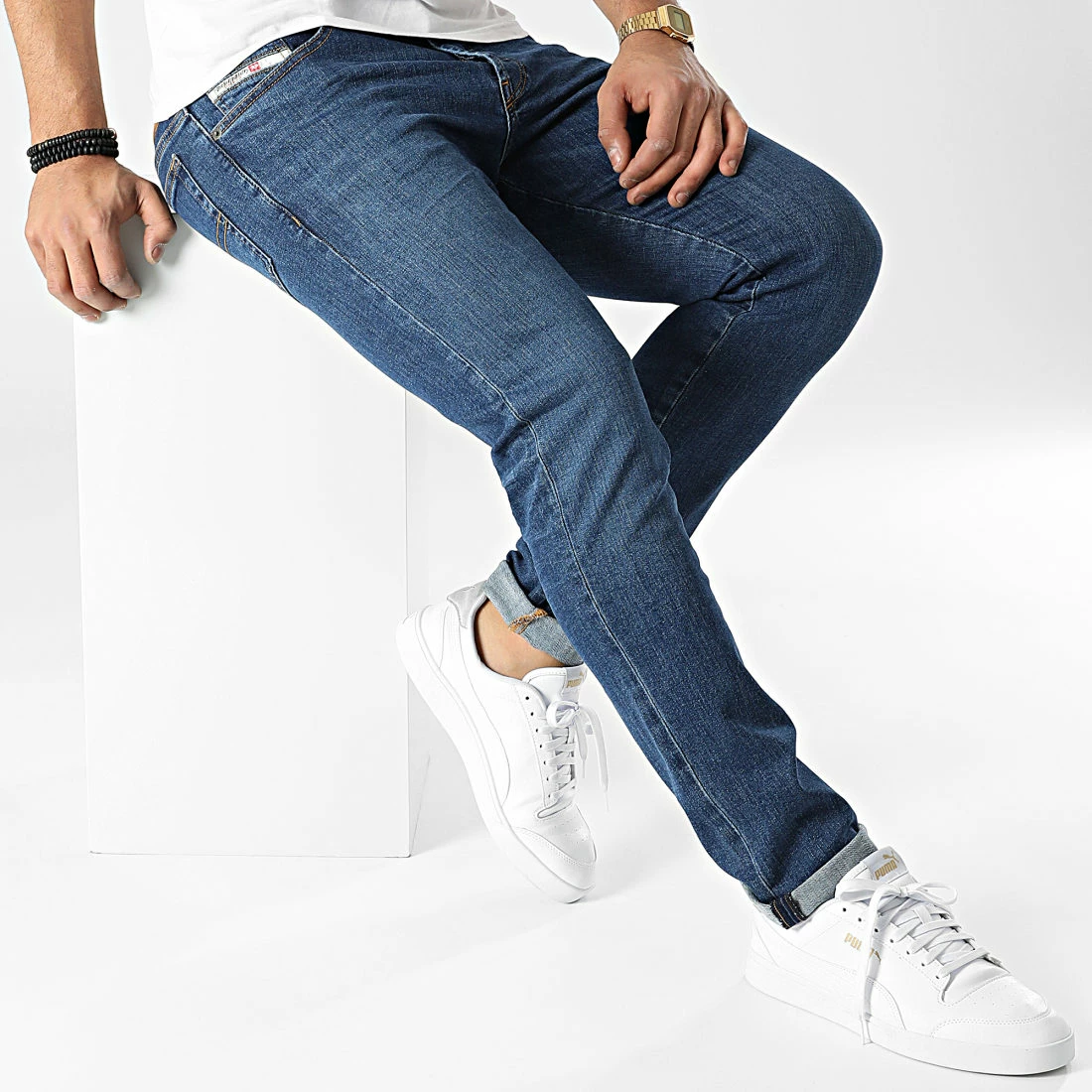 Budget 🤩 Jean Slim Yennox A00389-0GDAN Bleu Denim de Diesel 👏 5 Budget 🤩 Jean Slim Yennox A00389-0GDAN Bleu Denim de Diesel 👏 – Image 3