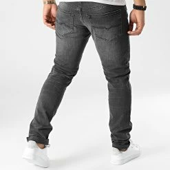 Promo 🔔 Jean Slim Luster 00SID9-0GDAQ Gris Anthracite de Diesel 🎉 -Diesel Soldes Magasin diesel 292824 00SID9 0GDAQ 02 20211125T122842 04