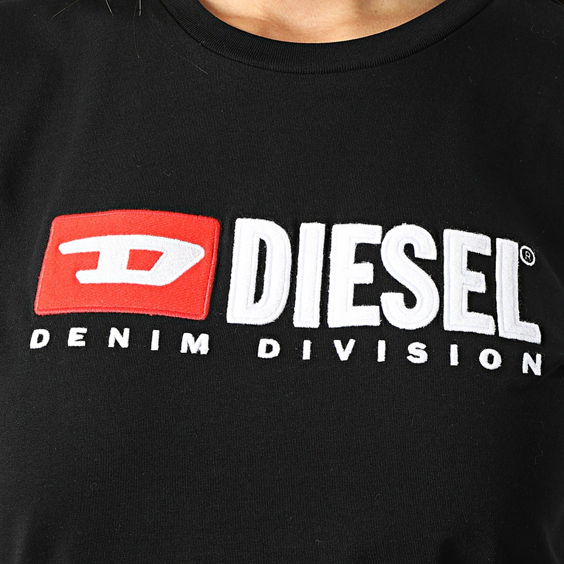 Offres 🎉 Tee 👚 Shirt Femme A05093-0AAXJ Noir de Diesel 🌟 4 Offres 🎉 Tee 👚 Shirt Femme A05093-0AAXJ Noir de Diesel 🌟 – Image 2