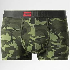 Tout neuf ✔️ Lot De 2 Boxers Damien 00SMKX-0WCAS Noir Vert Kaki Camo de Diesel ❤️ -Diesel Soldes Magasin diesel 295974 00SMKX 0WCAS E4944 20211224T105258 03