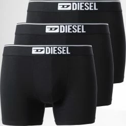 Acheter 🌟 Lot De 3 Boxers Sebastian 00SKME-0GDAC Noir de Diesel 🎁