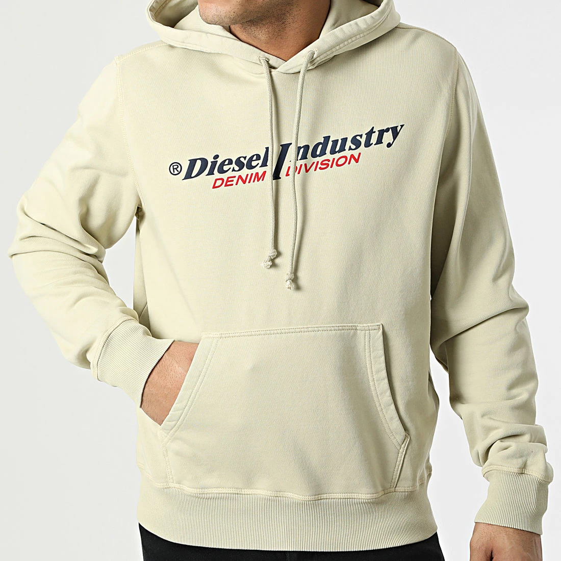 Meilleure vente 👍 Sweat Capuche Ginn A03744-0aJIH Beige de Diesel 😀 5 Meilleure vente 👍 Sweat Capuche Ginn A03744-0aJIH Beige de Diesel 😀 – Image 3