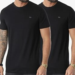 Acheter 👍 Lot De 2 Tee 👕 Shirts A05427-0LDAS Noir de Diesel 😍