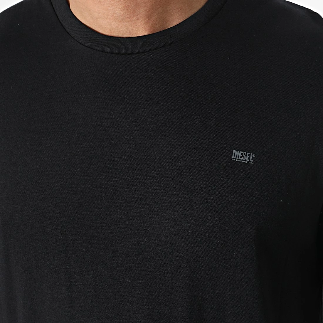 Acheter 👍 Lot De 2 Tee 👕 Shirts A05427-0LDAS Noir de Diesel 😍 4 Acheter 👍 Lot De 2 Tee 👕 Shirts A05427-0LDAS Noir de Diesel 😍 – Image 2