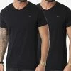 Sortie 😀 Lot De 2 Tee 👕 Shirts Col V A05428-0LDAS Noir de Diesel 💯 -Diesel Soldes Magasin diesel 296759 A05428 0LDAS E1350 20211229T164020 01
