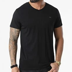 Sortie 😀 Lot De 2 Tee 👕 Shirts Col V A05428-0LDAS Noir de Diesel 💯 -Diesel Soldes Magasin diesel 296759 A05428 0LDAS E1350 20211229T164022 03