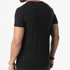 Sortie 😀 Lot De 2 Tee 👕 Shirts Col V A05428-0LDAS Noir de Diesel 💯 -Diesel Soldes Magasin diesel 296759 A05428 0LDAS E1350 20211229T164023 04