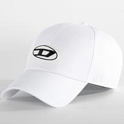Le moins cher 💯 Casquette Rune Blanc de Diesel 👍