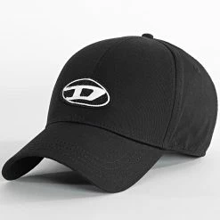 Bon marché 🤩 Casquette Rune Noir de Diesel 😉