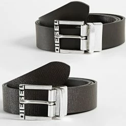 Vente flash 😉 Ceinture Réversible Shift Marron de Diesel ✨