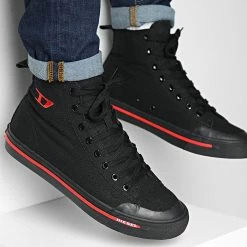 Remise 😍 Baskets Athos Y02879 Black de Diesel 🛒