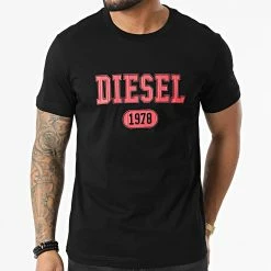 Budget ⭐ Tee 👚 Shirt Diegor A03824 Noir de Diesel 🤩 -Diesel Soldes Magasin diesel 305189 A03824 0GRAI 9XX 20220224T145819 03