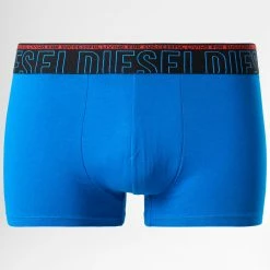 Tout neuf ✨ Lot De 3 Boxers Damien 00ST3V Noir Rose Bleu Roi de Diesel 🌟 -Diesel Soldes Magasin diesel 305725 00ST3V 0PCAE E5698 20220315T161912 04