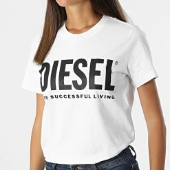 Meilleure affaire 😀 Tee 👕 Shirt Femme A04685-0AAXJ Blanc de Diesel 🛒 -Diesel Soldes Magasin diesel 305733 A04685 0AAXJ 100 20220601T155933 03