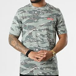 Remise 🛒 Tee 👕 Shirt Camouflage A06854-0WDAJ Vert Kaki de Diesel 🥰 -Diesel Soldes Magasin diesel 311332 A06854 0WDAJ 5IF 20220331T151915 03
