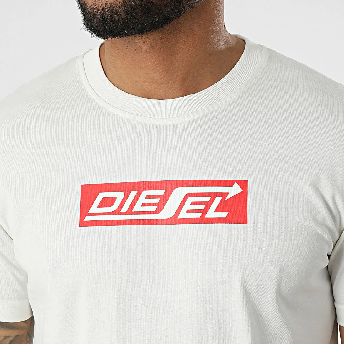 De gros ⌛ Tee 👕 Shirt A06862-0CATM Blanc de Diesel 👍 4 De gros ⌛ Tee 👕 Shirt A06862-0CATM Blanc de Diesel 👍 – Image 2