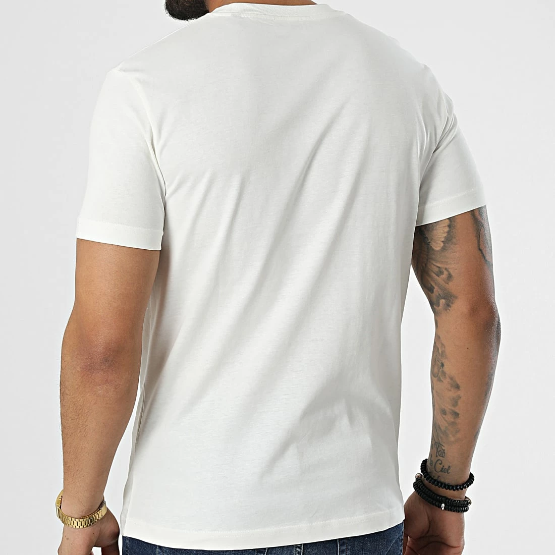 De gros ⌛ Tee 👕 Shirt A06862-0CATM Blanc de Diesel 👍 6 De gros ⌛ Tee 👕 Shirt A06862-0CATM Blanc de Diesel 👍 – Image 4