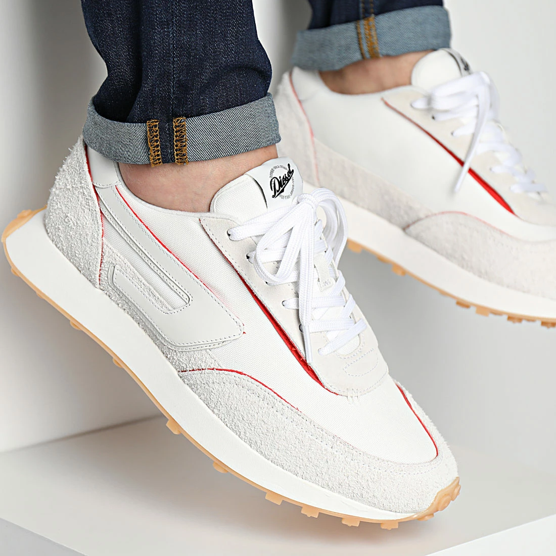 Acheter 😀 Baskets Racer Y02873 Tofu Cherry Tomato de Diesel 🎁 3 Acheter 😀 Baskets Racer Y02873 Tofu Cherry Tomato de Diesel 🎁