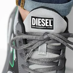 Tout neuf 💯 Baskets Serendipity Sport Y02868 Black Oyster Formal Gray Fern Green de Diesel 🎁 -Diesel Soldes Magasin diesel 315294 Y02868 P4481 H9027 20220420T140329 03