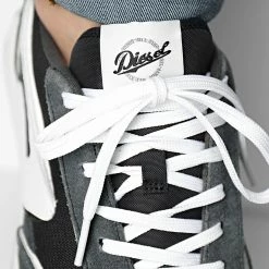 Nouveau 🥰 Baskets Racer LC Y02873 Volcanic Ash Brilliant White de Diesel ❤️ -Diesel Soldes Magasin diesel 318484 Y02873 P4438 H8960 20220509T160611 03