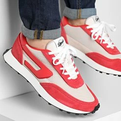 Les meilleures critiques de 🥰 Baskets Racer LC Y02873 Racing Red Whisper Pink Poppy Red de Diesel 🥰