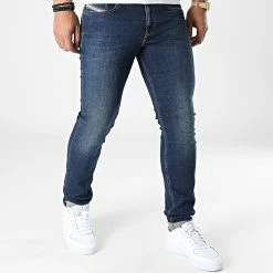 Vente flash 🌟 Jean Skinny Sleenker A03594 Bleu Brut de Diesel 🔥