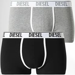 Les meilleures critiques de 🎁 Lot De 2 Boxers Damien 00SMKX Noir Gris Chiné de Diesel 🥰