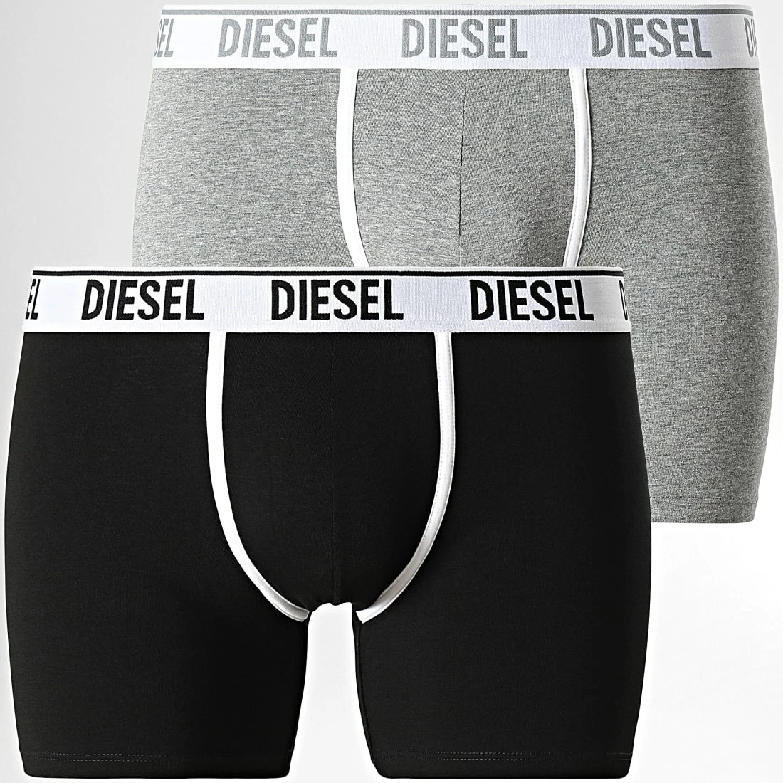 Grosses soldes 🛒 Lot De 2 Boxers Sebastian 00S7J4 Noir Gris Chiné de Diesel 👏 3 Grosses soldes 🛒 Lot De 2 Boxers Sebastian 00S7J4 Noir Gris Chiné de Diesel 👏