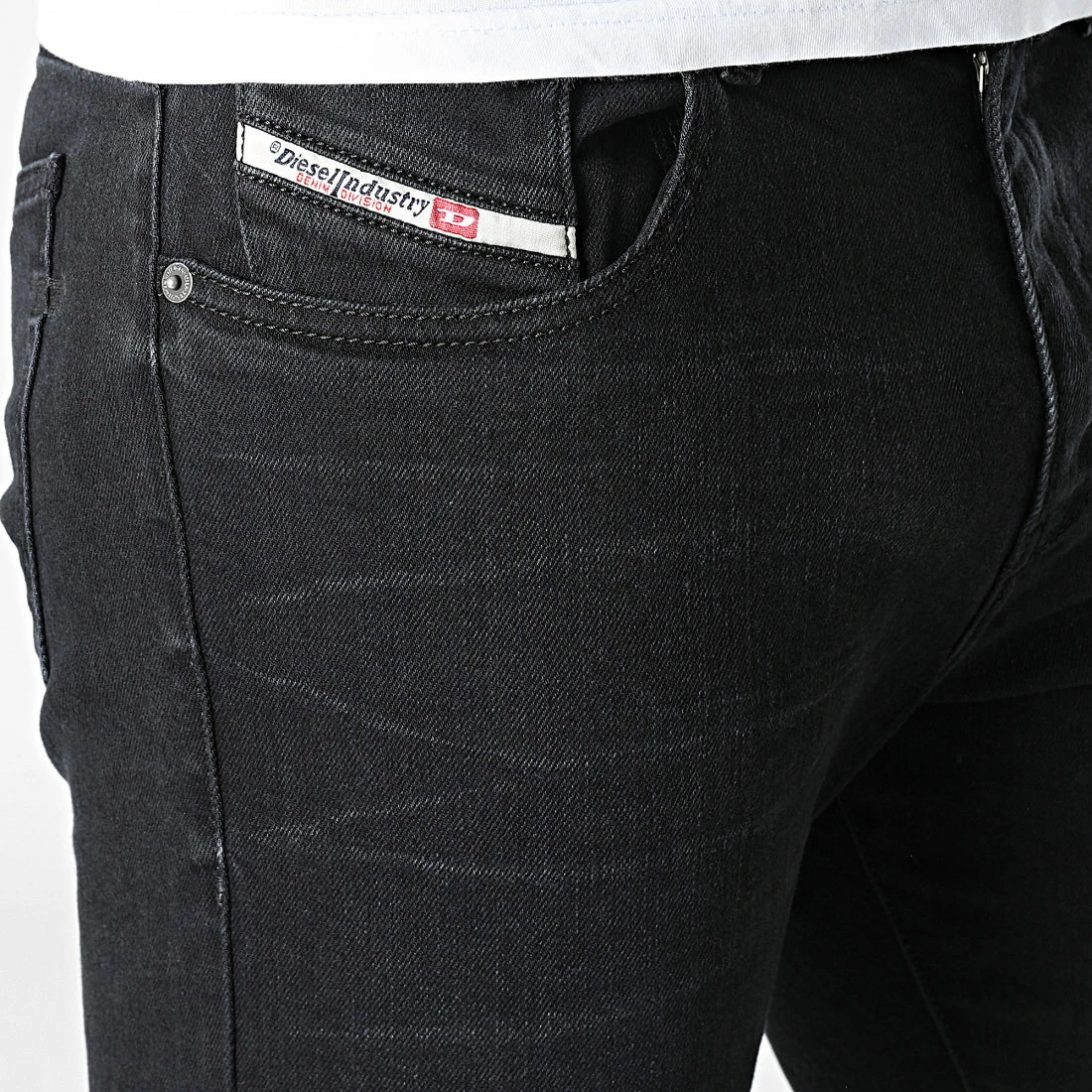 Sortie 🔔 Jean Slim D-Strukt A03558 Noir de Diesel ⭐ 4 Sortie 🔔 Jean Slim D-Strukt A03558 Noir de Diesel ⭐ – Image 2