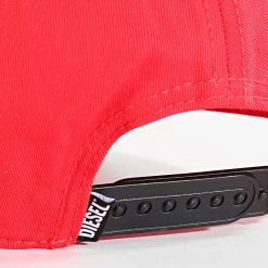 Promo 🤩 Casquette Corry Rouge de Diesel 🤩 -Diesel Soldes Magasin diesel 324262 A02746 0JCAR 42A 20220620T120519 03