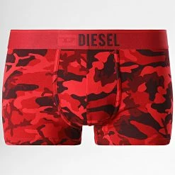 Offres ⭐ Lot De 2 Boxers Damien 00SMKX Rouge Camouflage de Diesel 😉 -Diesel Soldes Magasin diesel 324302 00SMKX 0WCAS E5860 20220621T124521 03