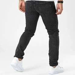 Nouveau 🧨 Jean Slim D-Strukt A03558-09B83 Noir de Diesel 😍 -Diesel Soldes Magasin diesel 326219 A03558 09B83 02 20220719T143705 04