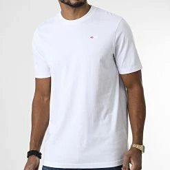 Meilleur prix 🔥 Tee 👚 Shirt Just Microdiv A05418-0HFAX Blanc de Diesel ⌛