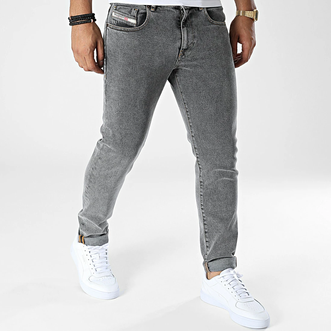 Remise 😉 Jean Slim D-Strukt A03562-09D78 Gris de Diesel 🔥 3 Remise 😉 Jean Slim D-Strukt A03562-09D78 Gris de Diesel 🔥